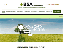 Tablet Screenshot of bsaenvironmental.co.uk